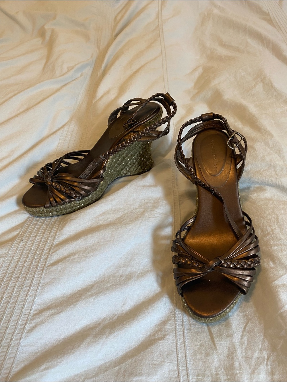 Y2K Strappy Wedge Sandals